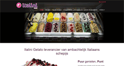 Desktop Screenshot of italinigelato.nl